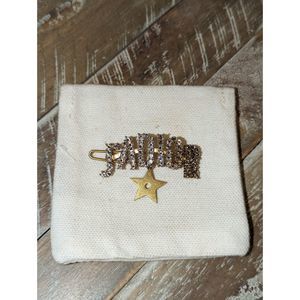 ***SOLD*** CHRISTIAN DIORCrystal J'Adior Star Barrette
